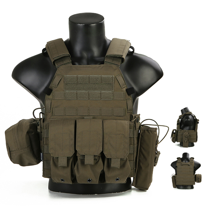 Emersongear полицейское тактическое боевое снаряжение армейское оборудование пластина Перевозчик мужской Пейнтбол Военный тактический жилет пуленепробиваемый