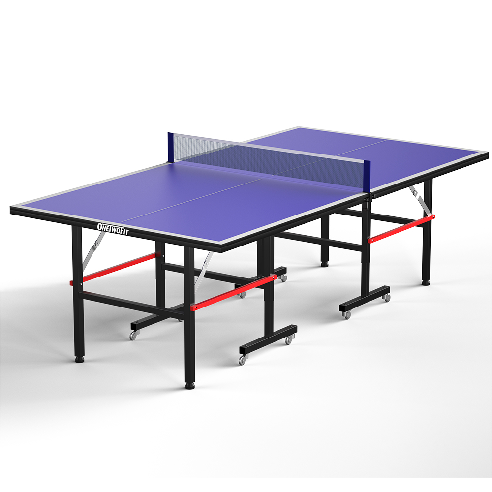OneTwoFit Waterproof Mesa De Tavolo Meja Ping Pong Outdoor Indoor Folding Folded Pingpong Table Tennis Tables