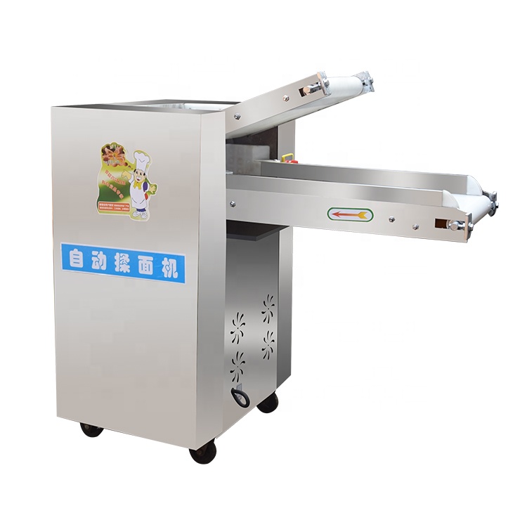 High Speed Industrial Automatic Repeating Cycle Flour Dough Kneader Maker Rolling Pie Dough Kneading Mixing Presser Machine