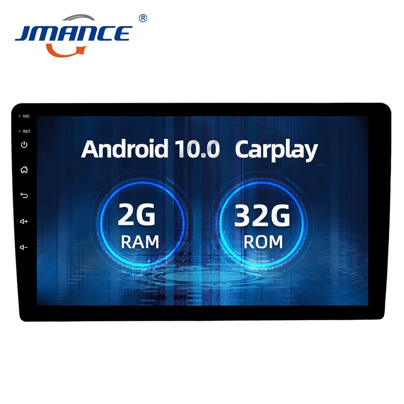 Универсальный Ips экран 2Din Авто 9 дюймов Android 10 2 + 32G Carply Dsp Rds автомобильное стерео радио