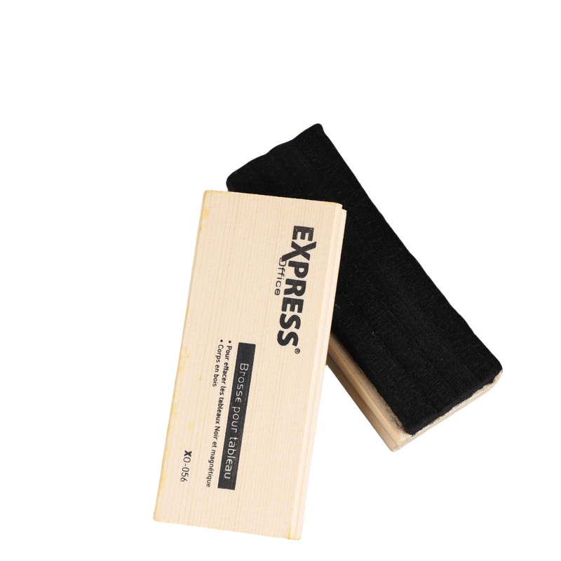 E1501 Simple Wooden Blackboard Eraser Home Children's Drawing Board Cleaning Whitewash Board Eraser Teaching Stationery Supplies