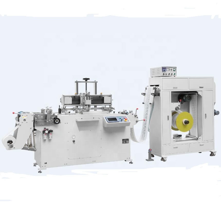WQ-320 Automatic multicolor label silk screen printing machine / screen printer