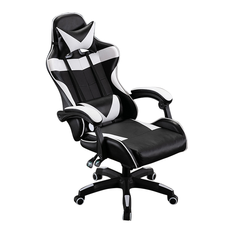 GUCI Modern panda color gaming chair computer gamer recliner racing message sofa office footrest silla