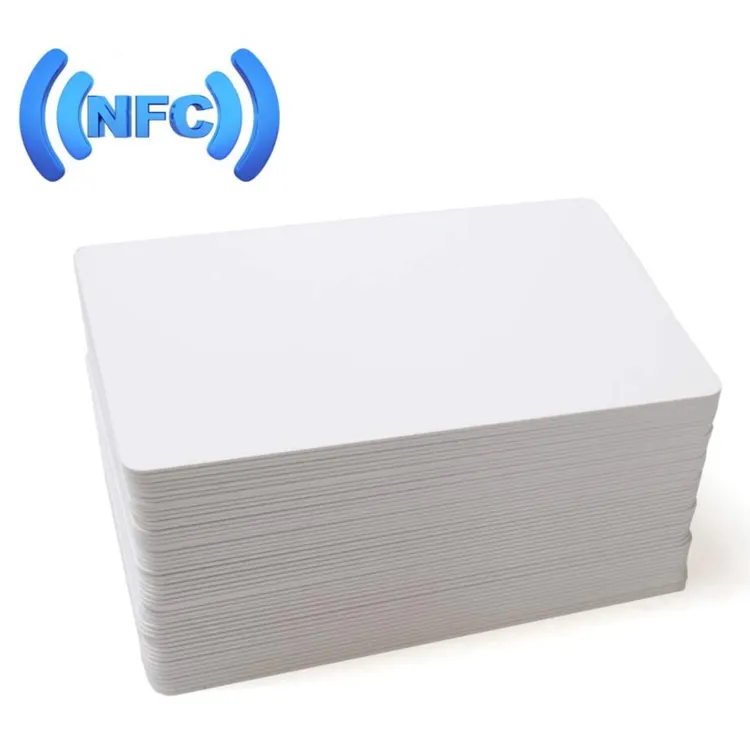 NFC Professional Maker Programmable Blank Inkjet Printable Contactless Smart Card Low Cost Rfid Nfc Card