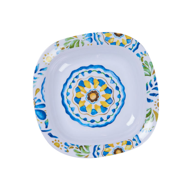 Home Custom Print Melamine Dinnerware Design Western Plate