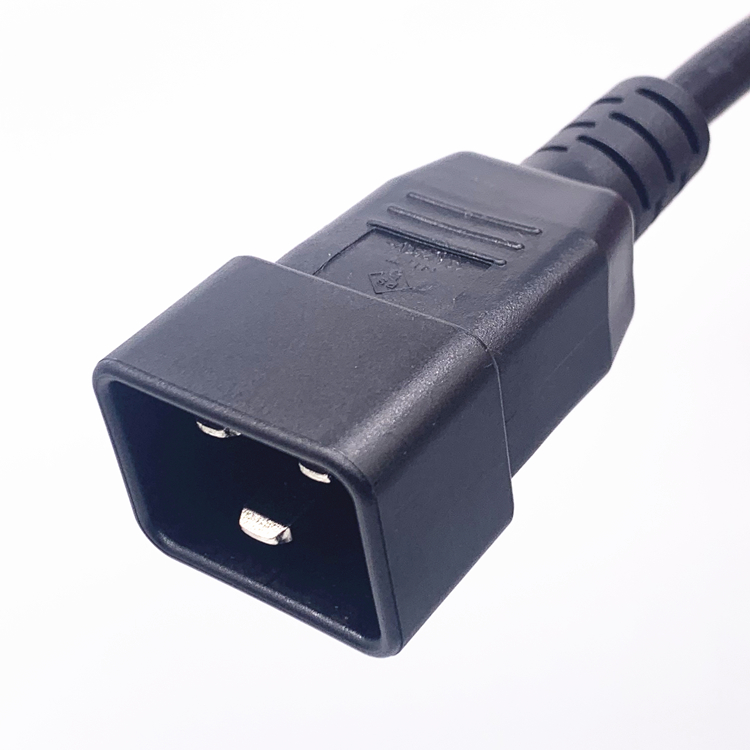 Heng-well UL одобрение 16A 250V 16/14AWG Удлинительный кабель питания IEC C20 к IEC C21 Соединительный шнур питания