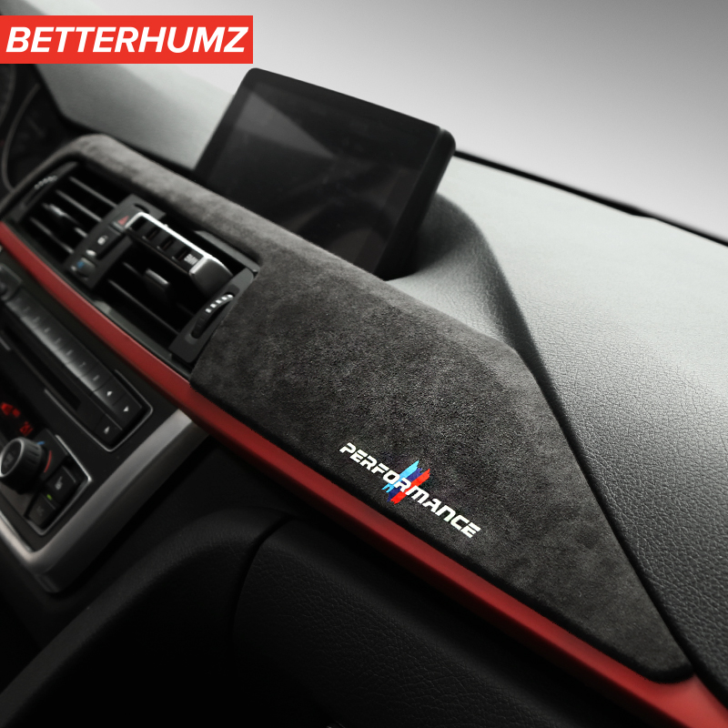 Для панели приборной панели автомобиля из алькантары, отделка для BMW F30, F31, F32, F34, F36, 3gt, 3, 4 серии, аксессуары, украшение интерьера автомобиля