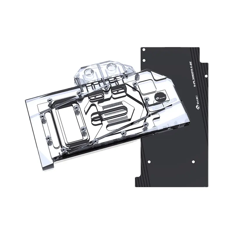 Bykski GPU Waterblock For Peladn RX3060TI 8G D6 Video Card With Backplate Water Cooler 12V/5V RGB SYNC N-PL3060TI-X