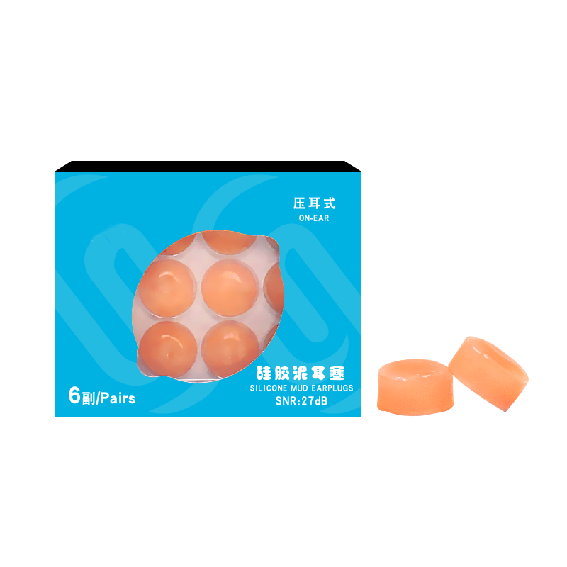 Deep Sleep Reusable Customized Logo Travel Swimming Silicone Ear plugs