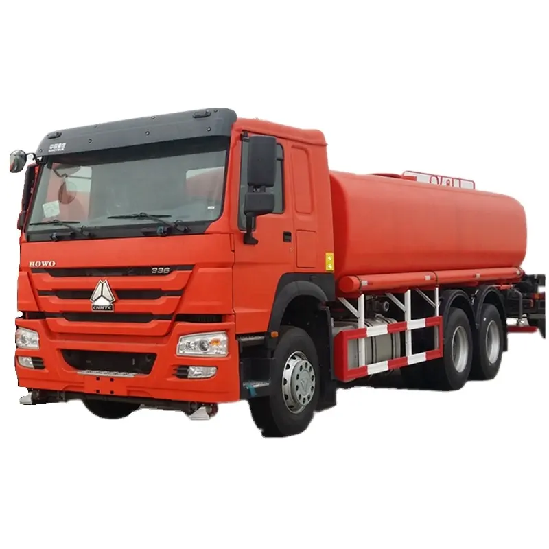 SINOTRUK HOWO 6X4 336HP 20CBM WATER TANKER TRUCK WITH SPRINKLERS FOR FIRE FIGHTER PURPOSE