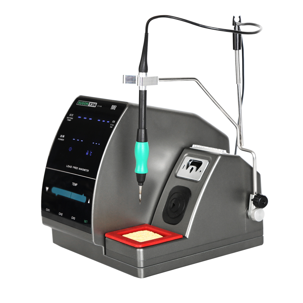 Акция! ЖК-дисплей Smart Sugon T36 паяльник Точная индукция SMD паяльная станция для ремонта печатной платы