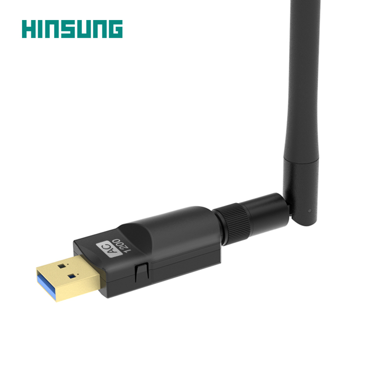 AC1200 Двухдиапазонный 2 дБи USB 3,0 1200 Мбит/с беспроводной usb адаптер wifi ключ