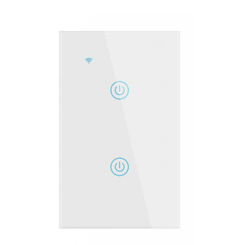 Smart Home 2 Gang Light Switch Smart Wifi Touch Switch