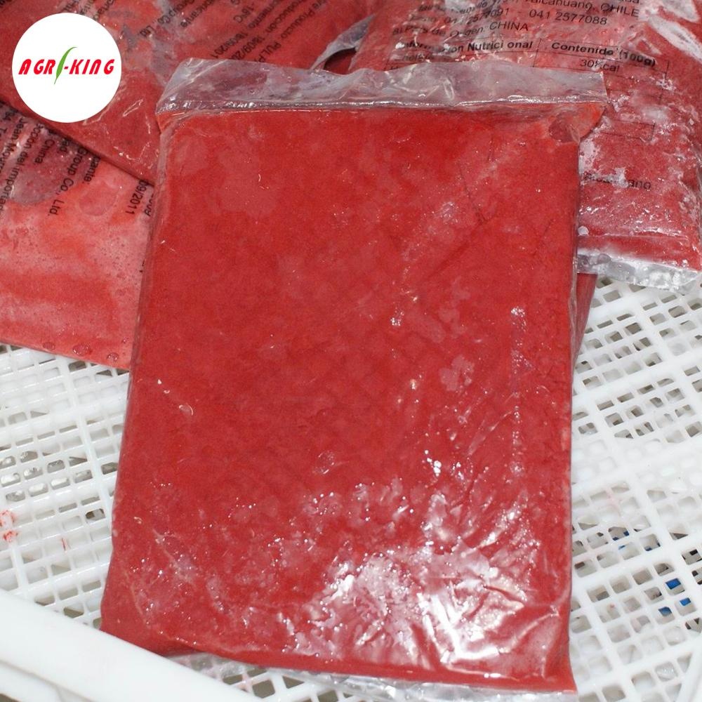IQF BQF замороженная пюре клубника для клубничной пасты