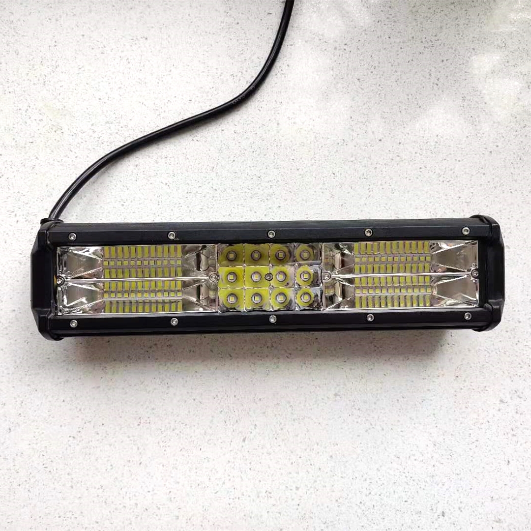 Factory Off road Auto Driving Working Lights Truck Car Three Rows Led Work Light Bar