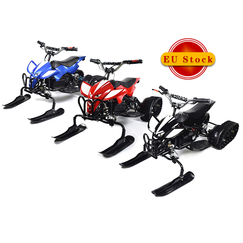 Dropshipping EU Warehouse Children Playground 15km/h Snow Sled Snowmobile electric snow scooter