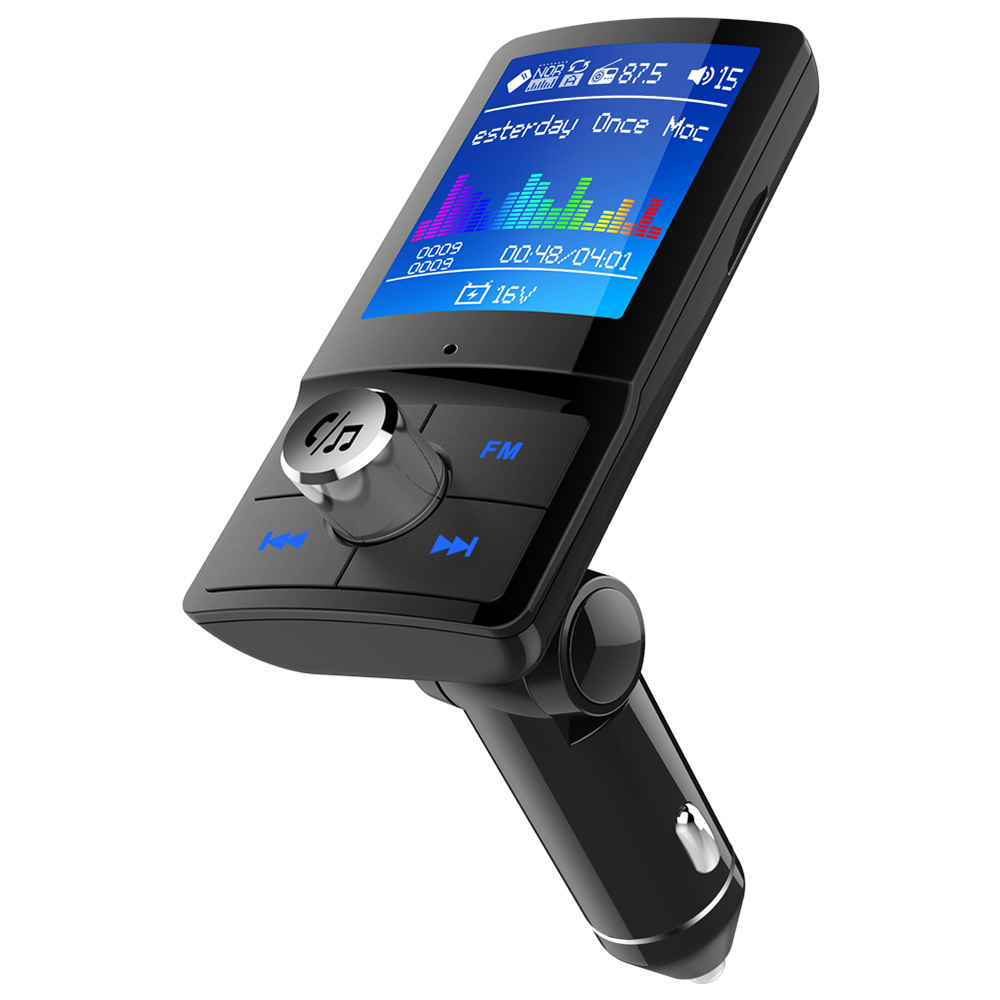 1,77 "LCD Автомобильный MP3-плеер автомобильный Bluetooth fm-передатчик Aux в музыкальном Bluetooth 4,2 автомобильный комплект громкой связи
