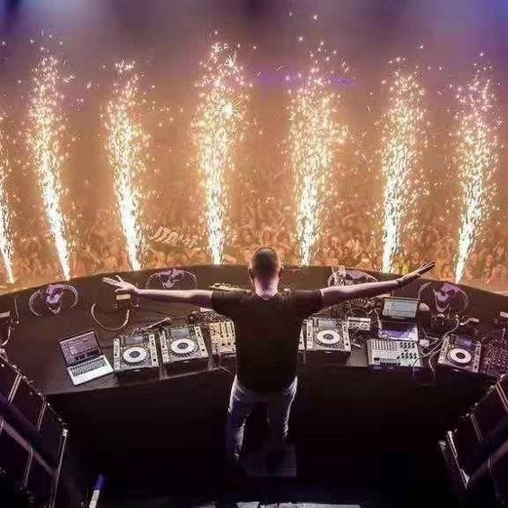 DMX дистанционное управление этап холодной Spark Pyro пламени Фейерверк Фонтан машина для Свадебная вечеринка