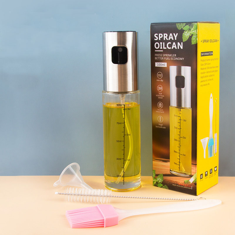 kitchen gadgets BBQ Cooking Tools 100ml oil sprayer glass Vinegar Mist dispenser olive oil spray bottle