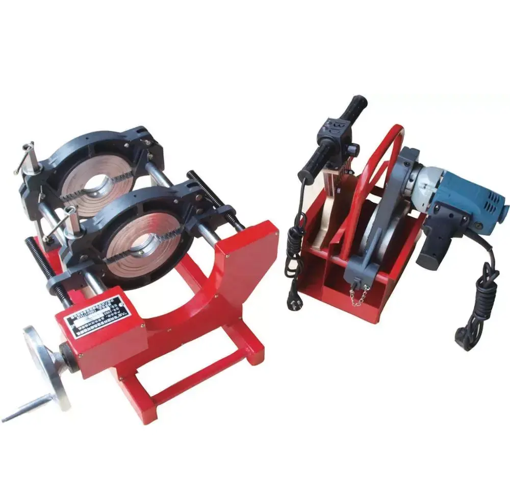 MS160-2 Manual Hand Wheel Shake Butt Fusion Thermoplastic PE Pipe Welding Machine 63 mm - 160 mm