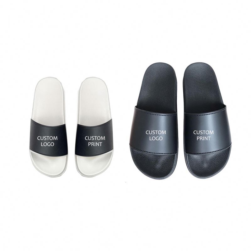 EVA Blank High Quality Pvc Customized Slippers Women Sandals Open Toe Slides Fashion Logo Slipper Animal Custom