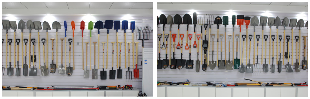 Hantop all metal long handle steel round shovel