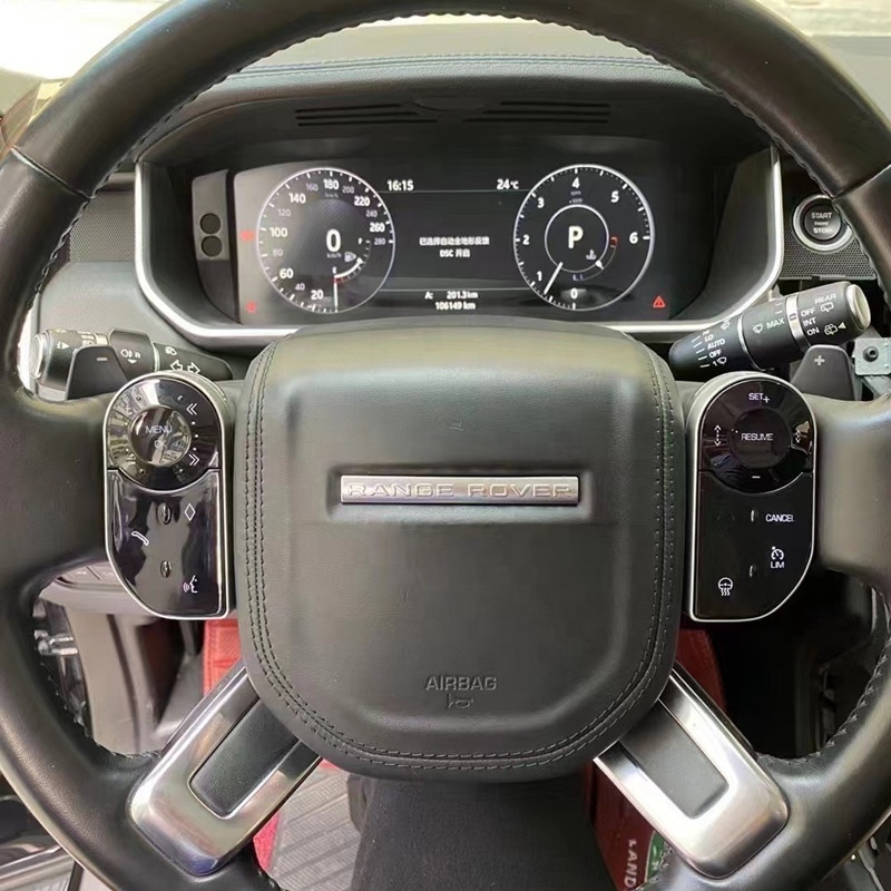 Сенсорные кнопки на руль автомобиля, ЖК-дисплей для Land Rover Vogue L405 Sport L494 ключ 5 2013-2018, обновленный автоматический переключатель управления