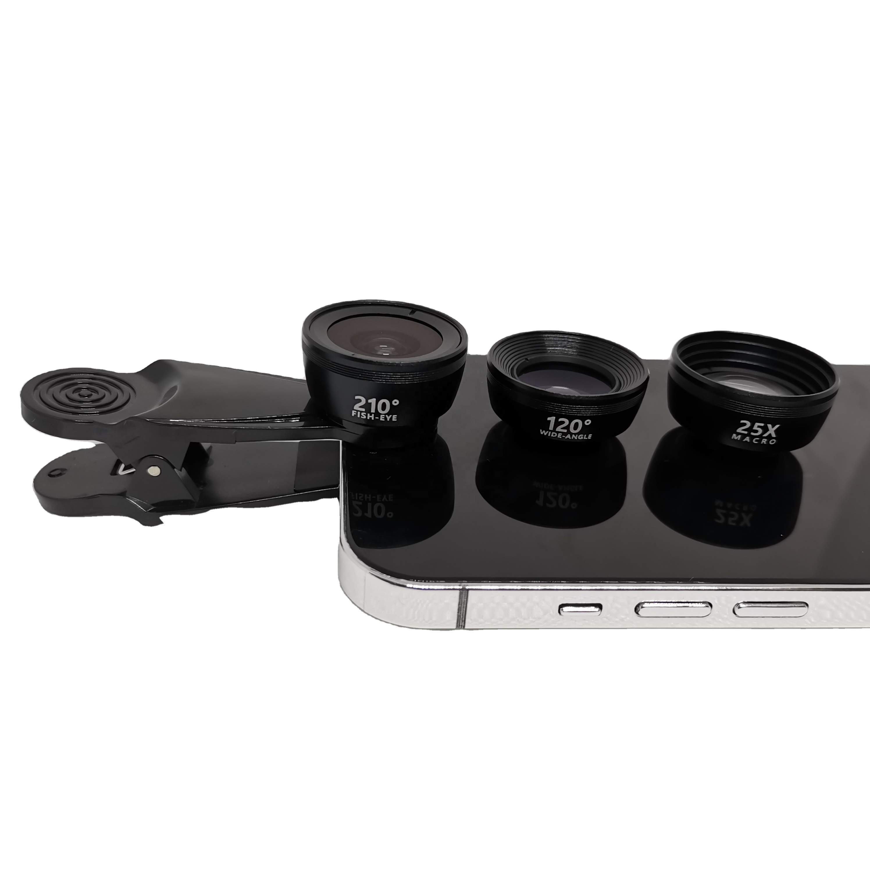 Новая модернизированная версия 4K HD 3 в 1 Набор объективов для телефона для iPhone для сотового телефона «рыбий глаз»/широкоугольный/крупный план макро фотографии гаджеты
