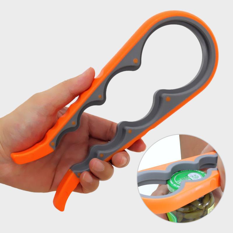 Can Opener Multi Purpose Screw Cover Jar Openers Bottle Lid Grip Wrench Bar Accessories Kitchen Gadgets