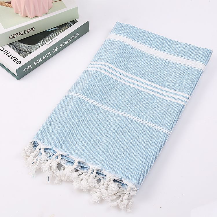 Wholesale high quality large size 100% cotton Turkish beach towel