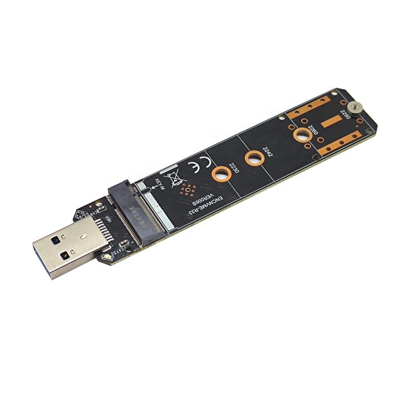 Адаптер Panto nvme m2 на usb, адаптер ngff m2, двойной M.2 протокол SATA PCIE SSD, конвертер карты с чипсетом rtl9210b
