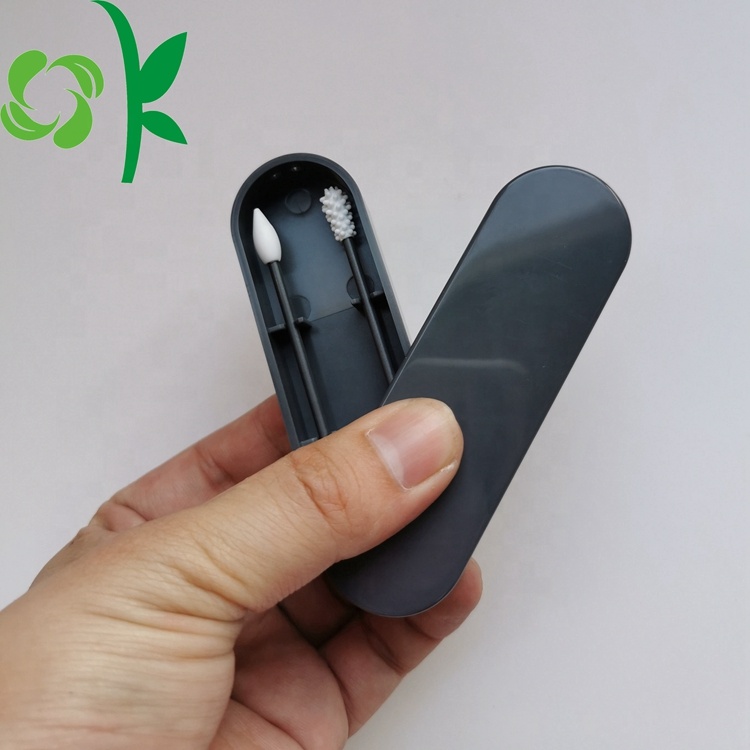 OKSILICONE силиконовый ушной серы для ногтей для чистки ногтей инструменты двойной дизайн тампон многоразовые силиконовые ватный тампон