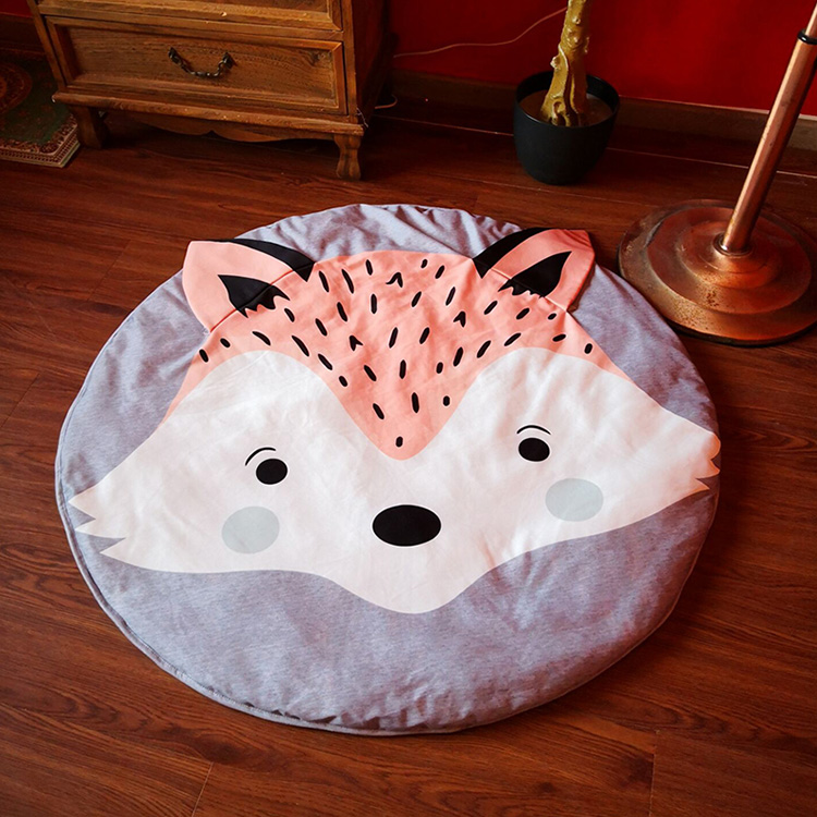 New Design Soft and Washable Digital Printed Cute Home Floor Crawling Mat Baby Kids Play Mat