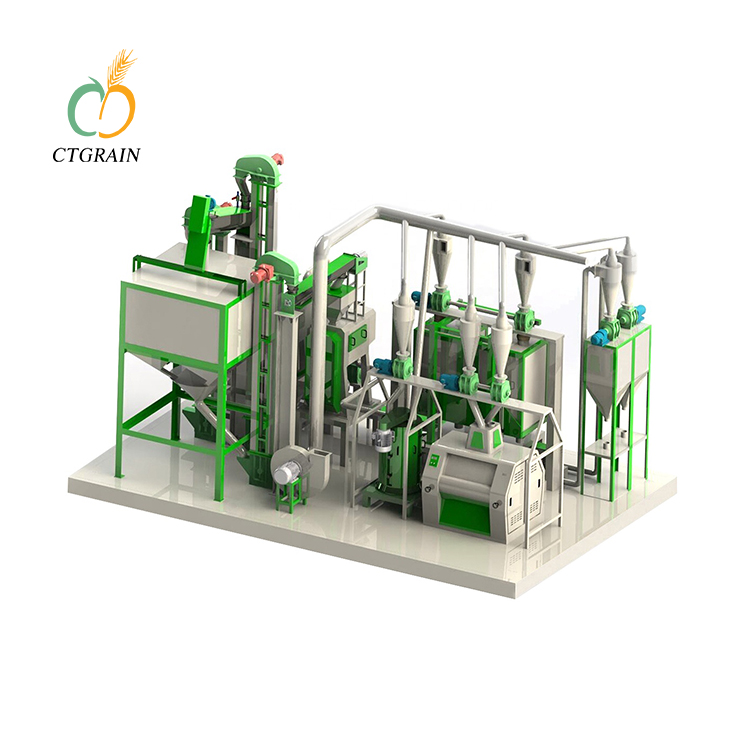 small corn maize flour mill milling machine