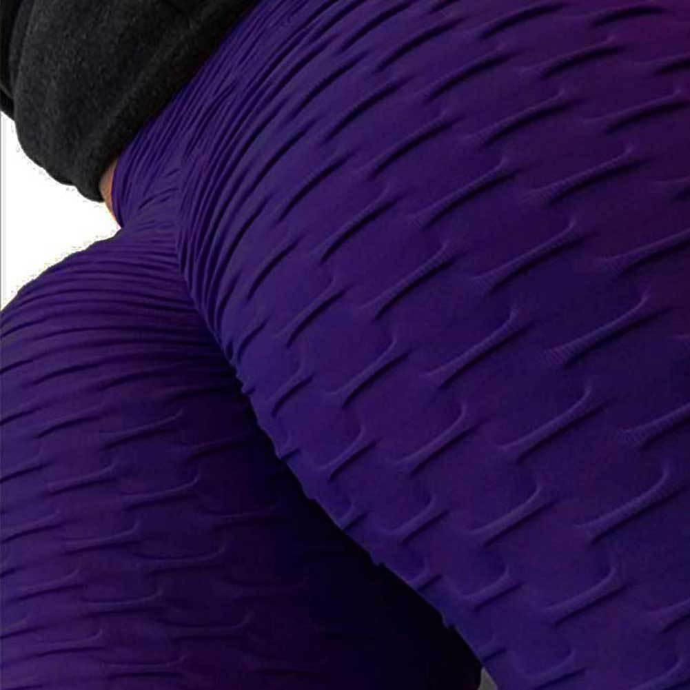 High Quality Fitness Sports Jacquard Sports Leggings Female Running Trousers High Waist Tight Yoga Pants