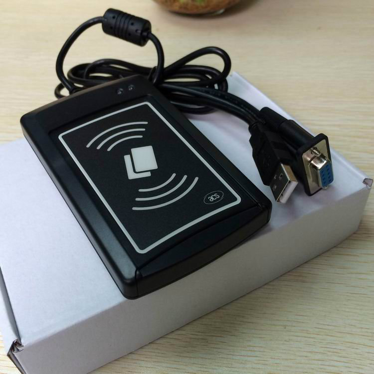 Совместимый с ACR120 RS232 NFC Бесконтактный считыватель смарт-карт ISO14443 ACR1281SC8