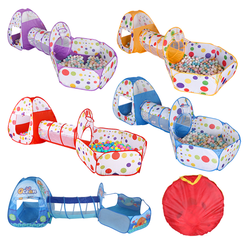 Small house toy house outdoor tent game house portable folding princess toy castle Children's Tunnel indoor play tent for kids