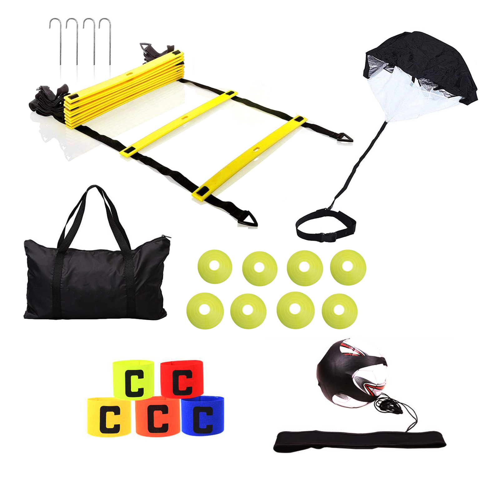 Custom Speed Soccer Football Agility Ladder Parachute Cones Agility Training Equipment