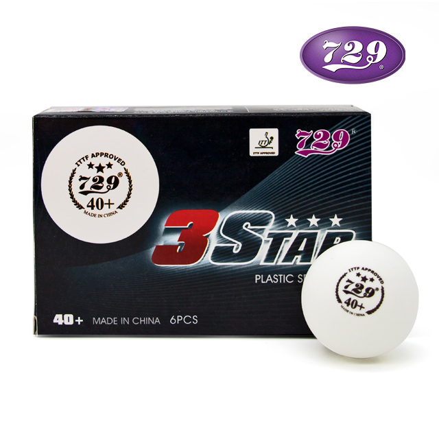 729 New Materials ABS 3 Star Custom Logo Printing Table Tennis Ball Table tennis factory Official