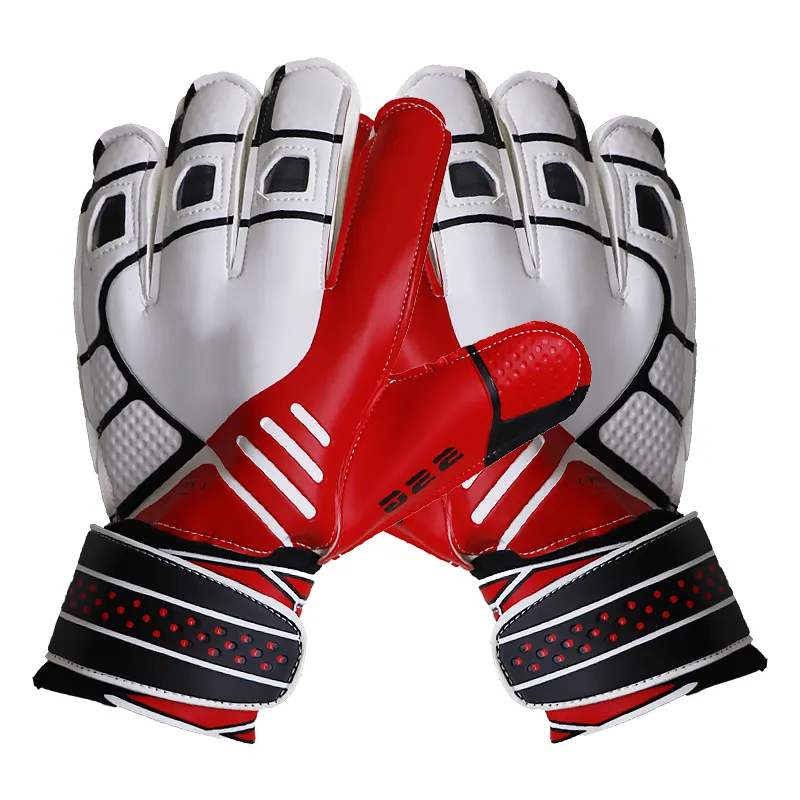 New design soccer football sports goalkeeper gloves german latex have protect fingers gloves goalkeeper
