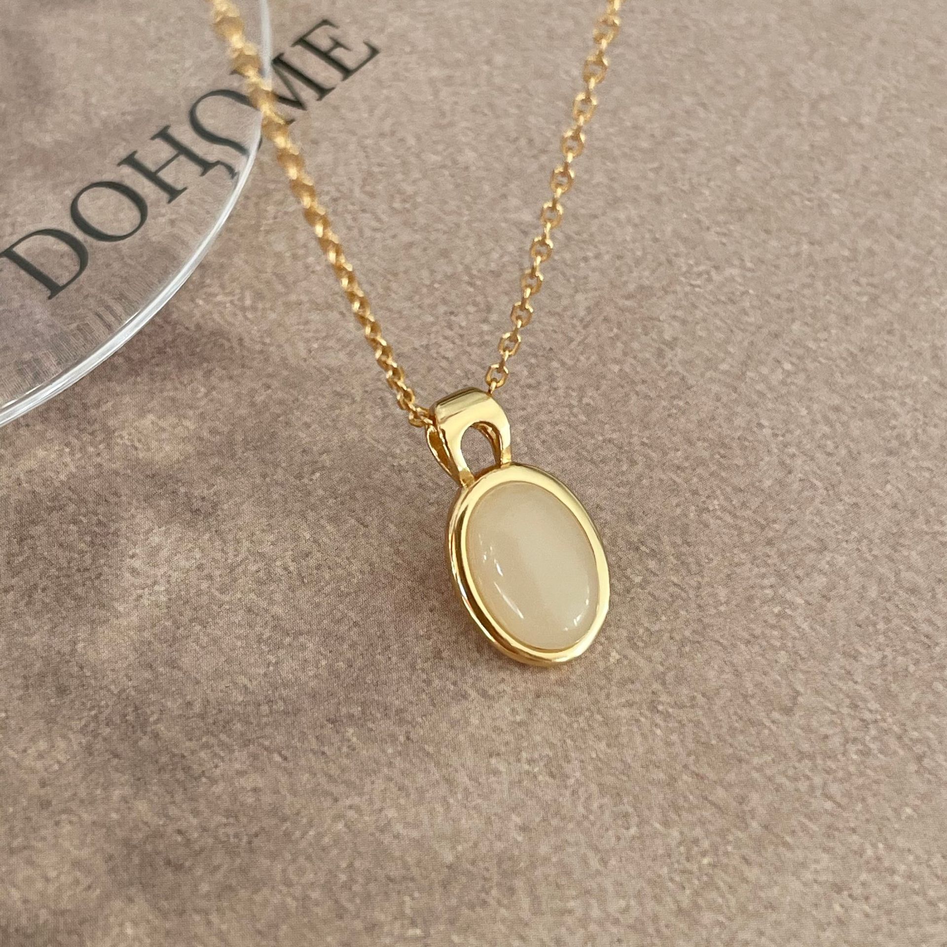 Fashion Gold Necklace Crystal Jewelry Necklace 925 Sterling Silver Crystal Necklace Wholesale