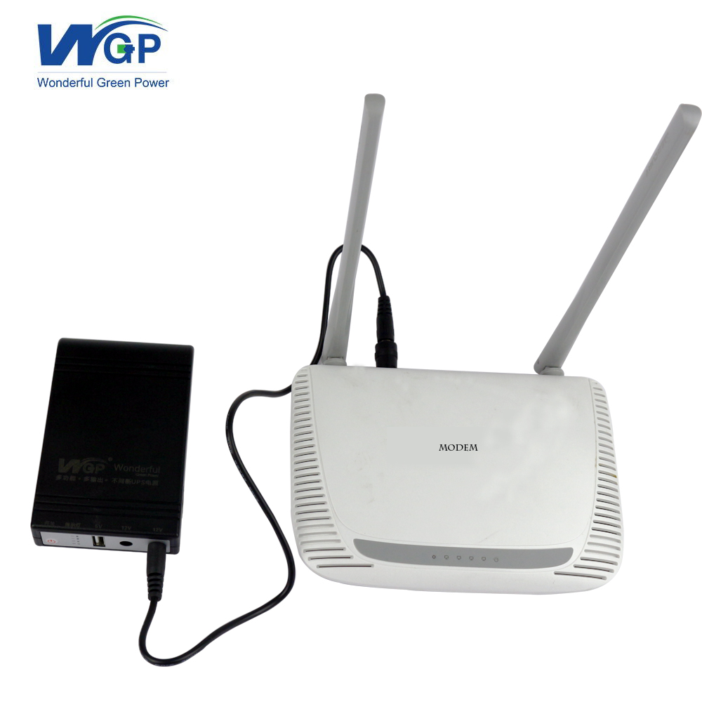 12v 9v 5v 1a выход мини ups аккумулятор power bank с 2a вход