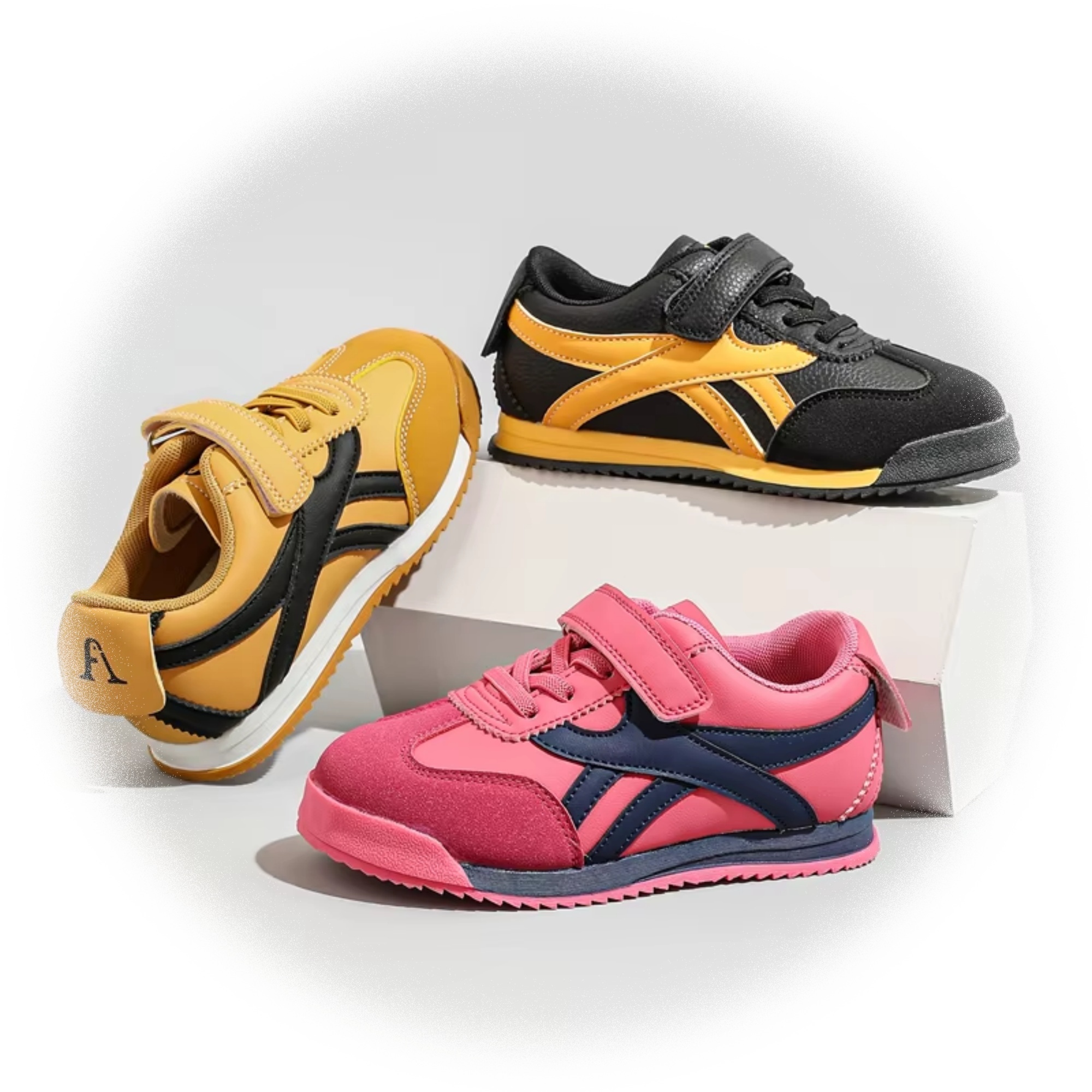 Teenagers Children Trainers Sneakers Rubber Sole Boys Girls Soft Sneakers Kid Antiskid Soft Walking Athletic Zapatos