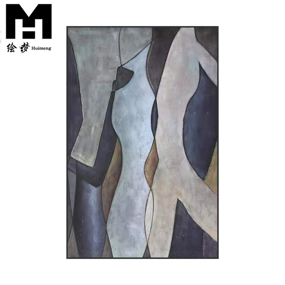 Pure Handmade Abstract Women Portrait Classic Oil Painting Abstract Modern Canvas Wall Art nude woman body paintings