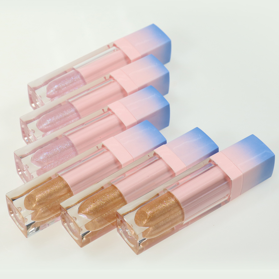 Private Label Custom Logo wholesale lip gloss waterproof matte liquid lipstick shinny Clear cosmetics Vendor Lip gloss