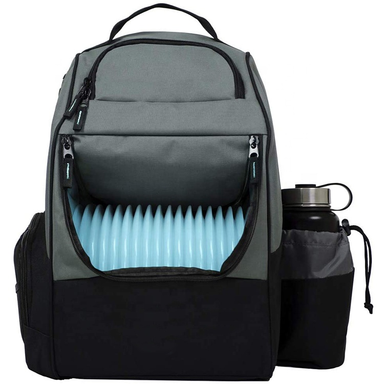 Lightweight And Durable Disc Golf Backpack Bag Frisbee Golf Disc Bag With Large Water Bottle