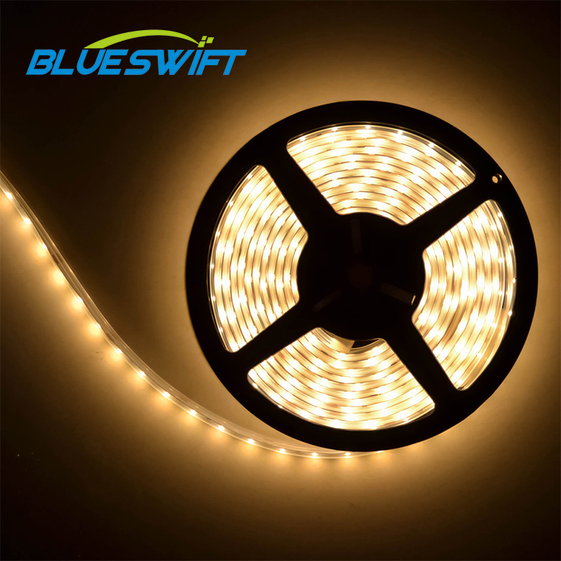 Гибкая адресуемых 220 V Smd 2835 Светодиодные полосы 120 см