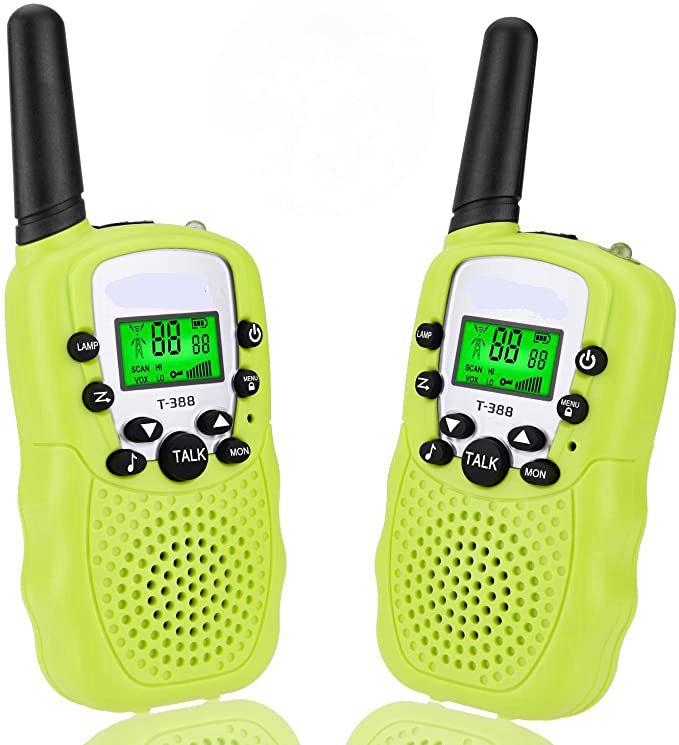 Walkie Talkie для детей Walki Talki набор Walkie Talkie 2 Way Radio Kid Подарочная игрушка 6 км большой диапазон с подсветкой LCD фонарик игрушки