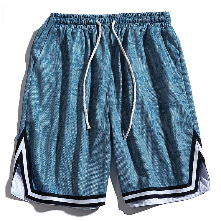 Finch Garment custom laser printed back pocket men basketball athletic short sports shorts quick dry gym net shorts