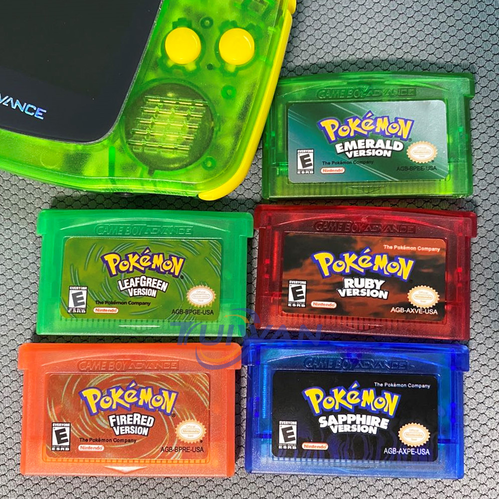 5 видов игровой Картридж для pokemon gbc карточная игра картридж серии мальчик игры для GBA SP карты
